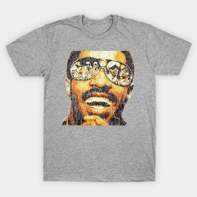 Vintage Stevie Wonder T-Shirt by Baharnis